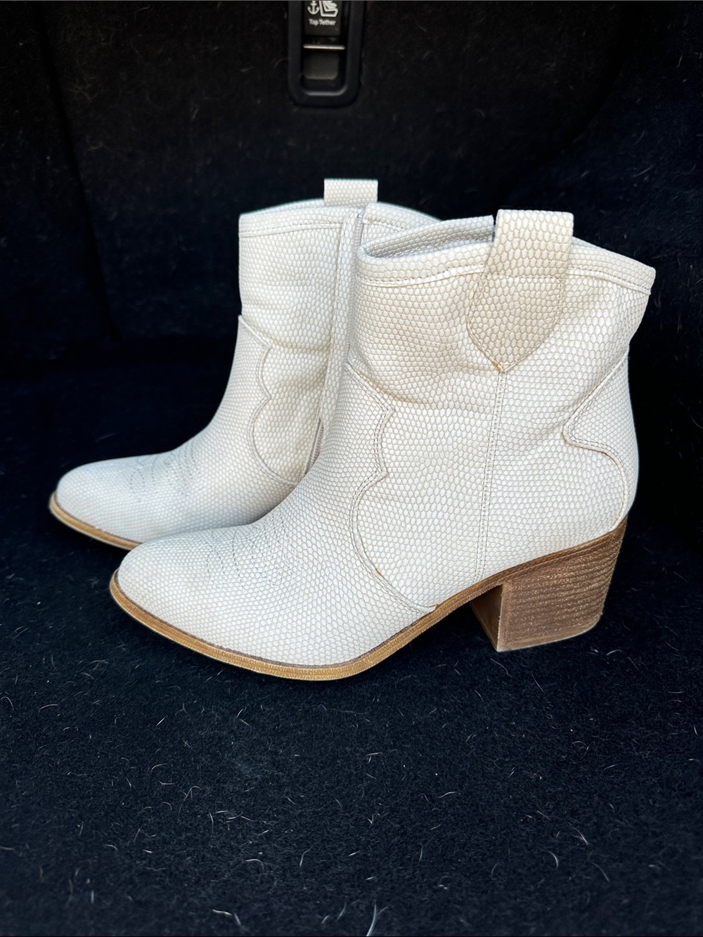 Dolce Vita Western Ankle Booties with Block Heel